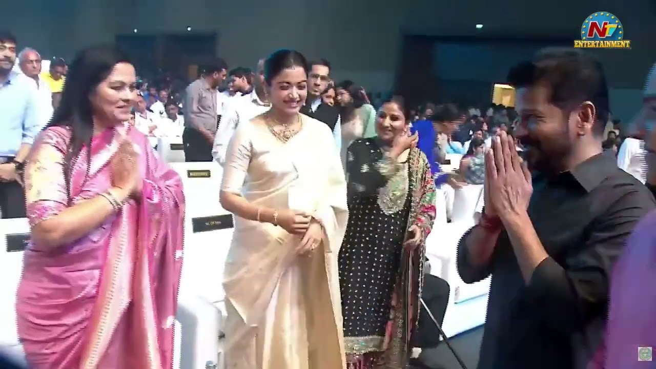 CM Revanth Reddy ENTRY @ Telangana Gaddar Film Awards 2025 || NTVENT