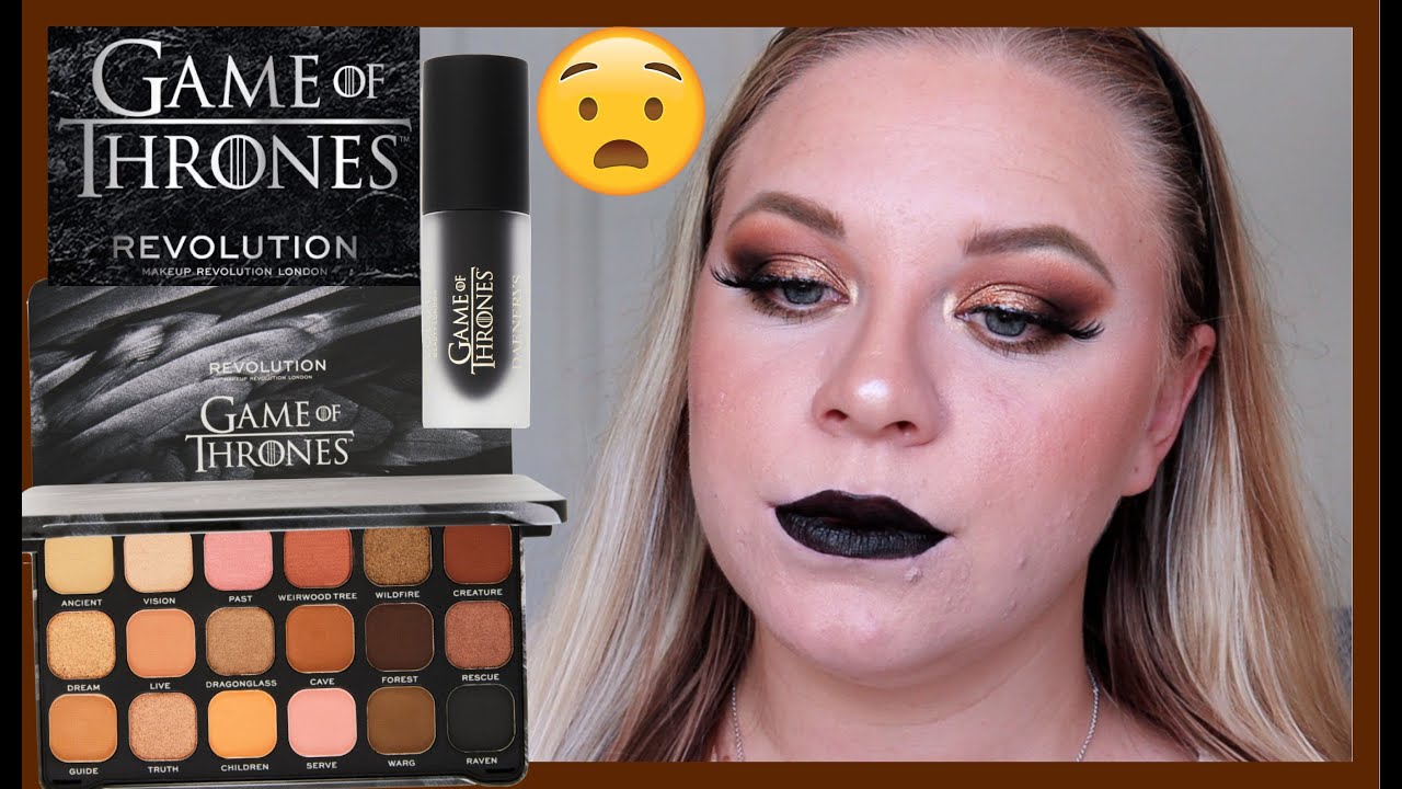 REVOLUTION X GAME OF THRONES ⚔️ | 3 EYED RAVEN PALETTE & MATTE BOMB LIPSTICK | makeupwithalixkate