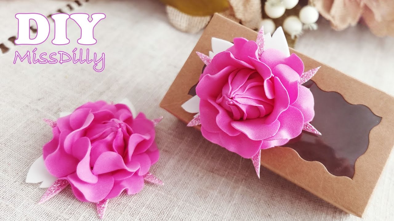 Flower Craft Ideas with Foam Sheet🌸Easy Flowers🌸Eva foam flowers ideas #121