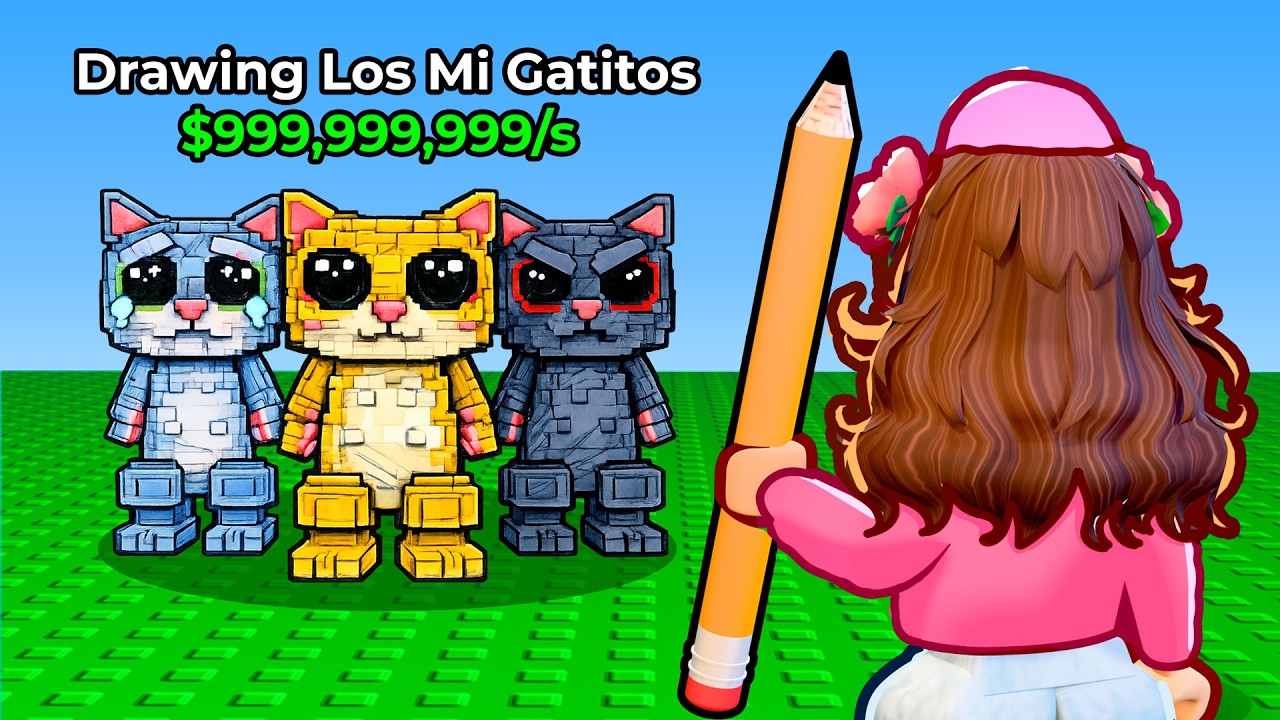 DRAWING BRAINROTS to make MILLIONS In Roblox