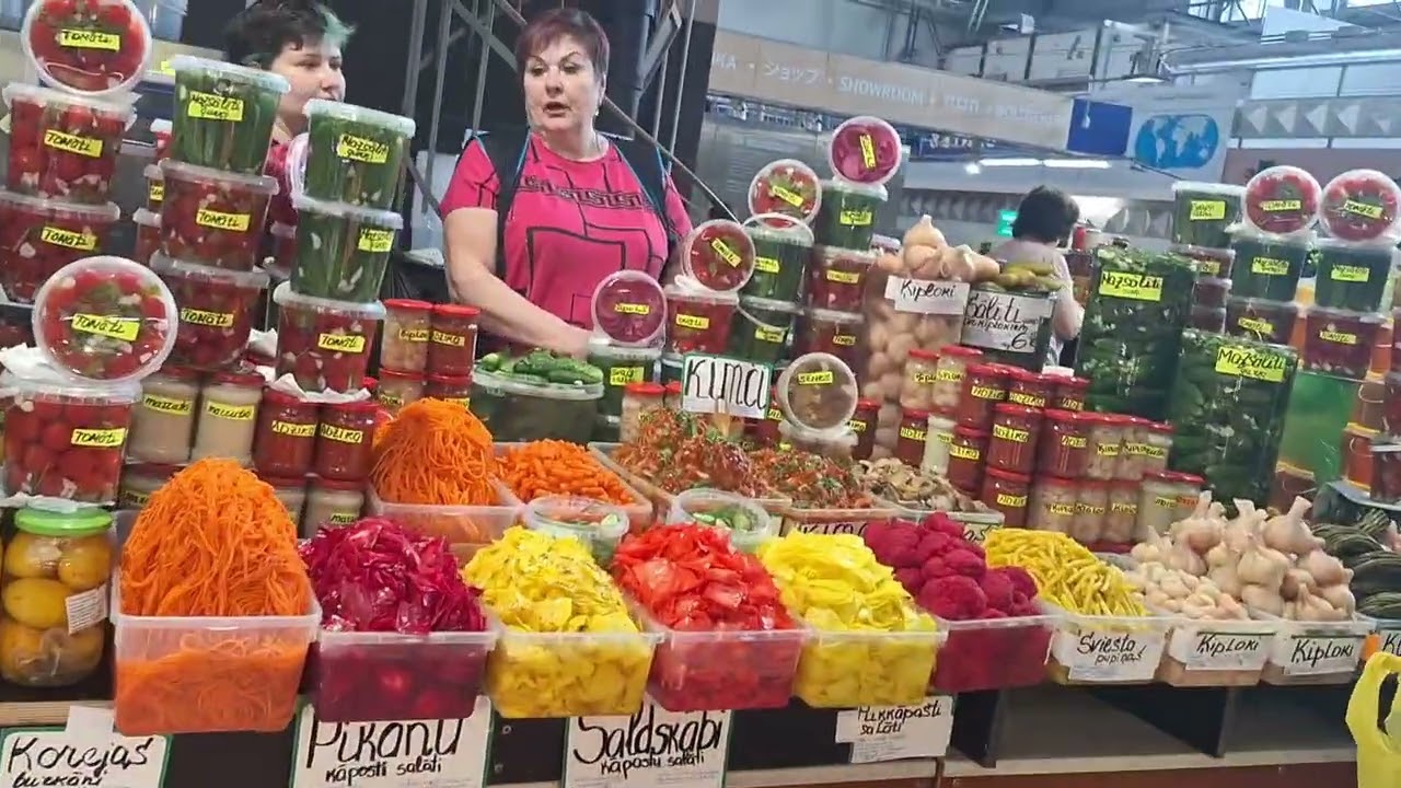 Riga. Market. Prices on the Eve of Ligo