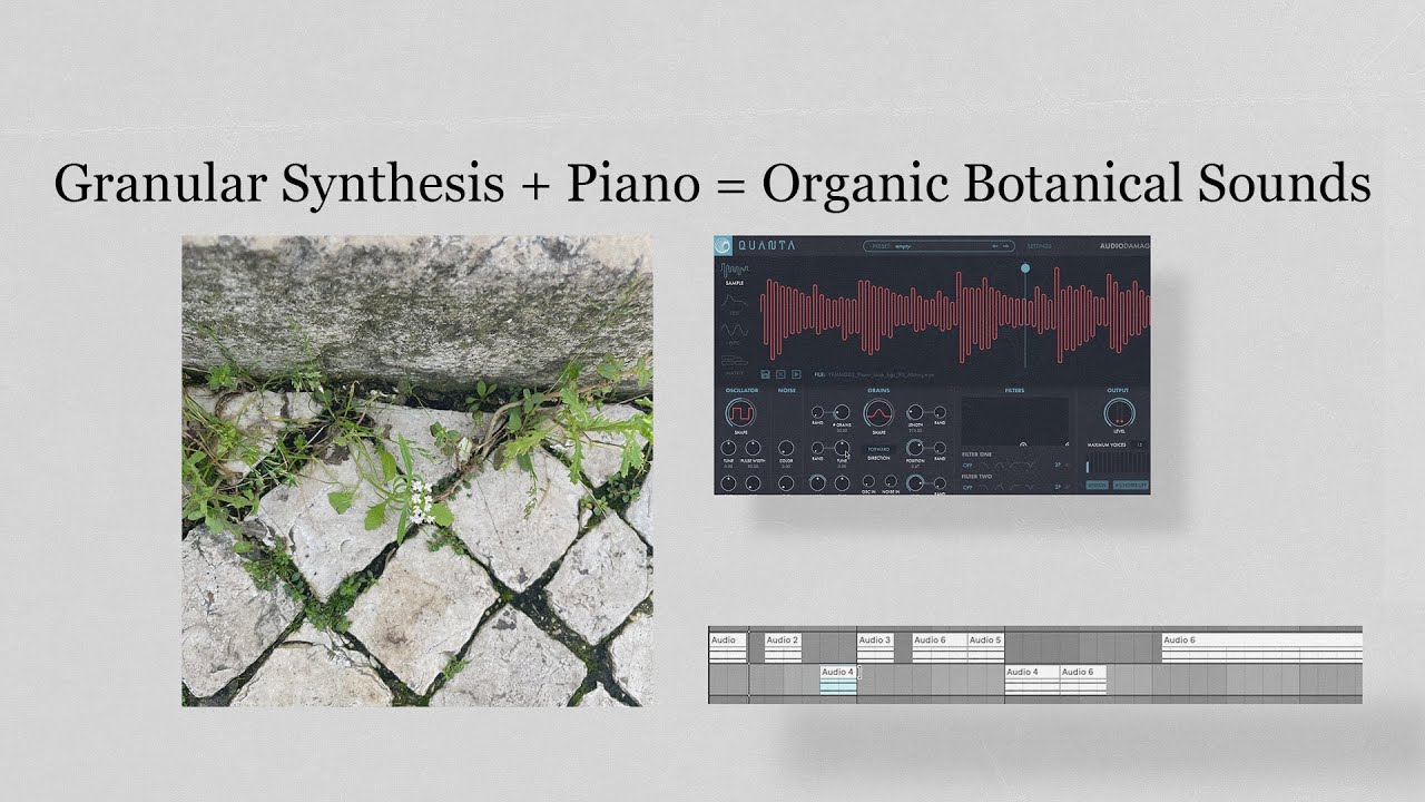 From Piano to Nature: Granular Synthesis Sound Design