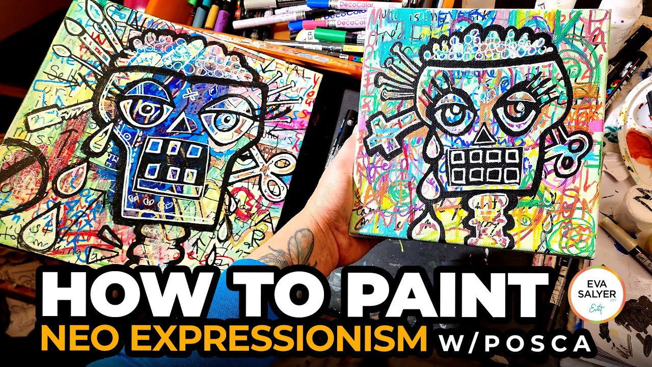 Discover the Magic of Neo Expressionism with Posca Paint Pens