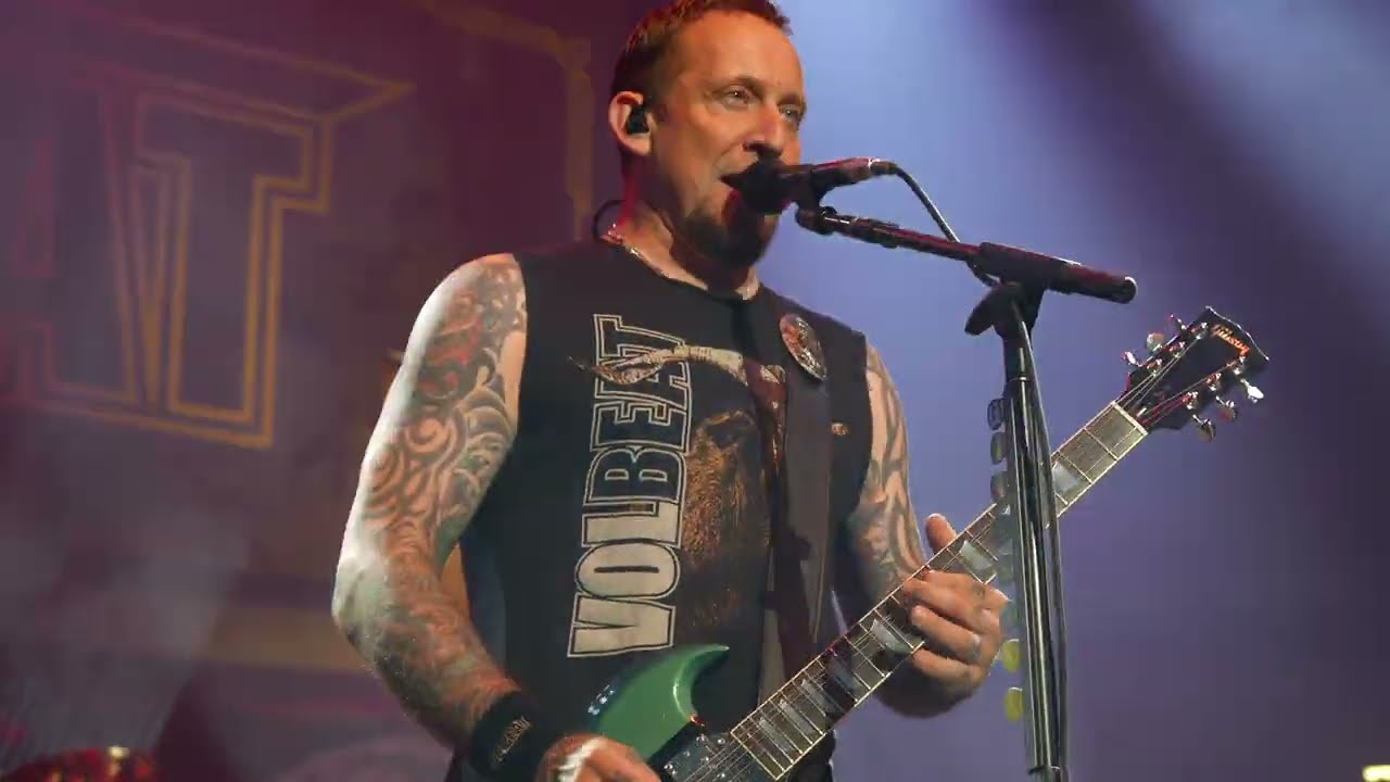 Volbeat live The Devils Bleeding Crown show opener Hershey, PA 8-16-25 shot by Bill Baker