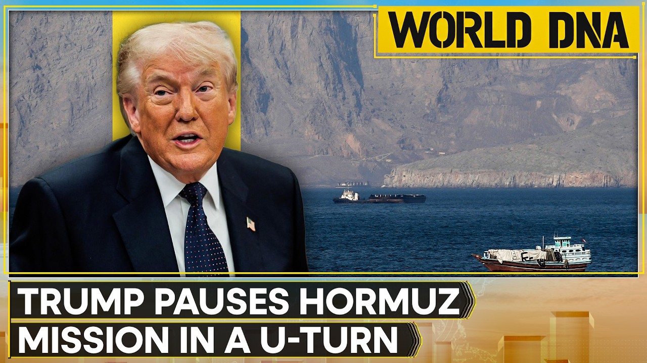 US-Iran War: Trump Halts Hormuz Reopening Operation Temporarily  | WORLD DNA
