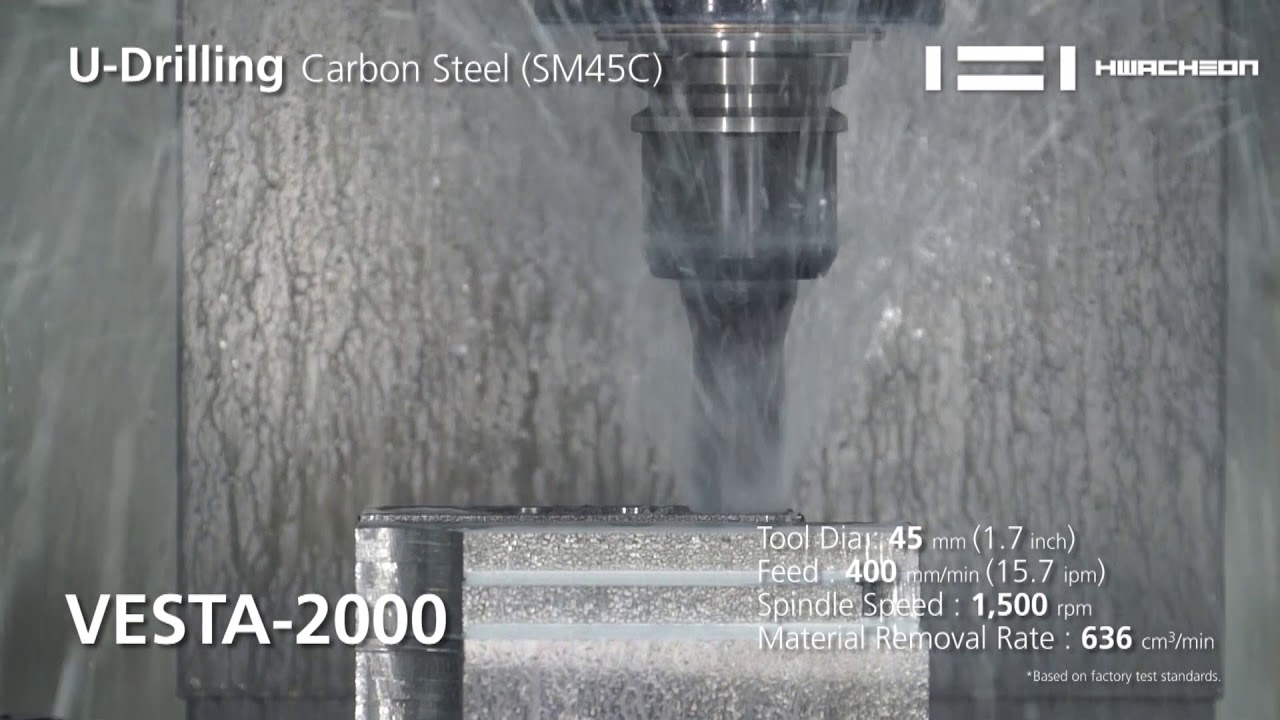 Hwacheon VESTA-2000 - Cutting perfomance
