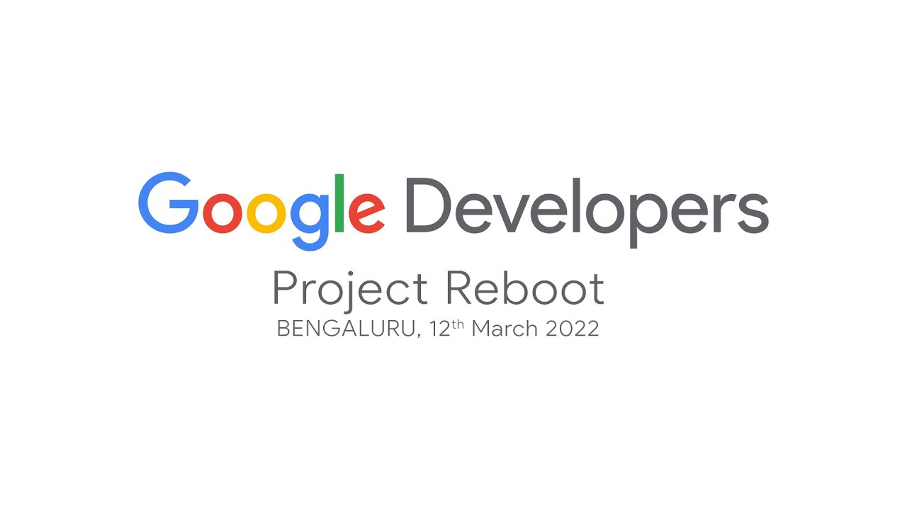 Project Reboot: Bangalore - Reconnect. Rethink. Reboot.