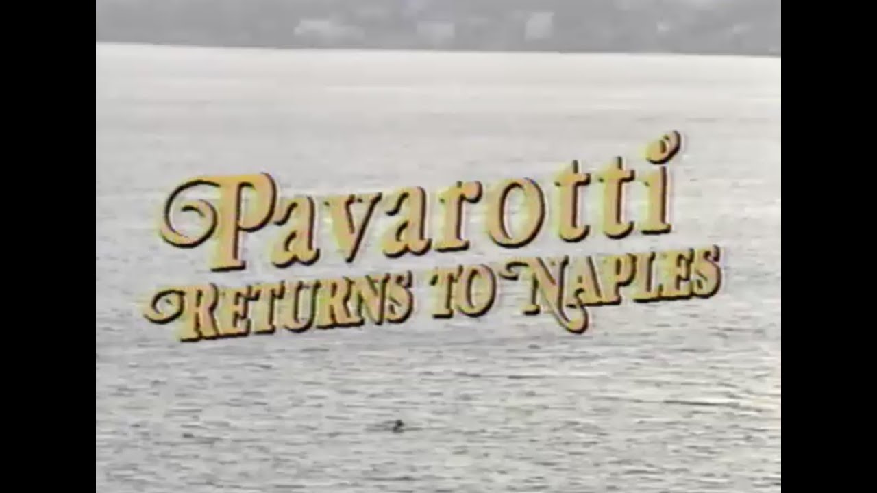 Pavarotti Returns To Naples - Great Performances Series Broadcast Aired March 13th, 1988 (VHS)