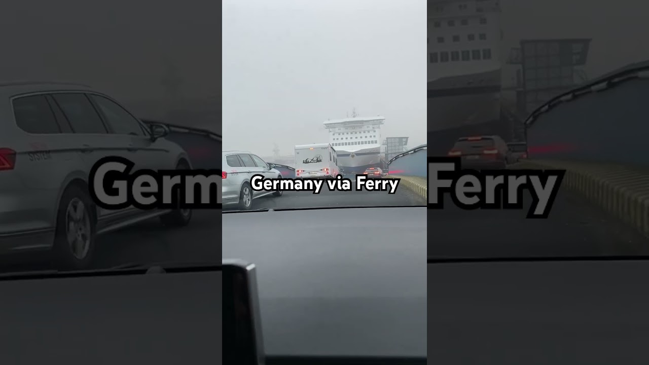 Sea Voyage | Scenic Ferry Ride from Gedser, Denmark to Rostock, Germany 🚢