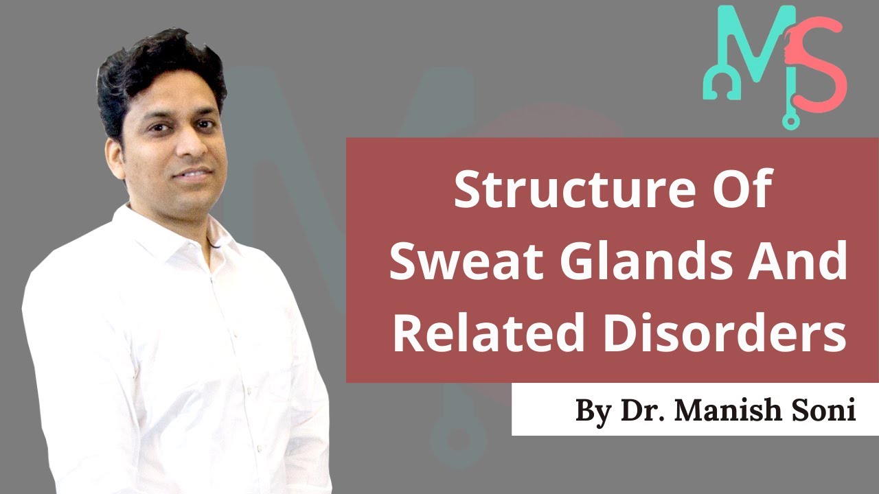 Structure Of Sweat Glands And Related Disorders | Dermatology | Anatomy of Sweat | Dr . Manish Soni