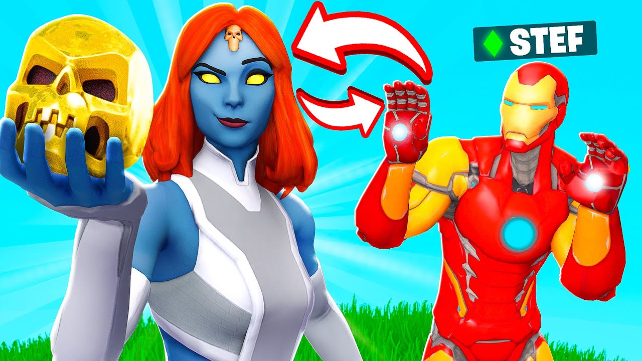 RUBO LE SKIN DEI GIOCATORI CON IL POTERE DI MISTICA! - FORTNITE