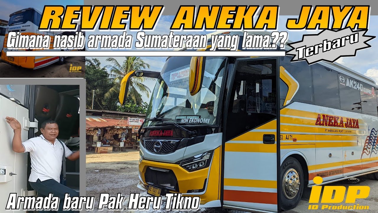 SEKARANG ADA TOILETNYA.!! Review bus Aneka Jaya Terbaru Discovery SR3 Pacitan-Duri (081223)