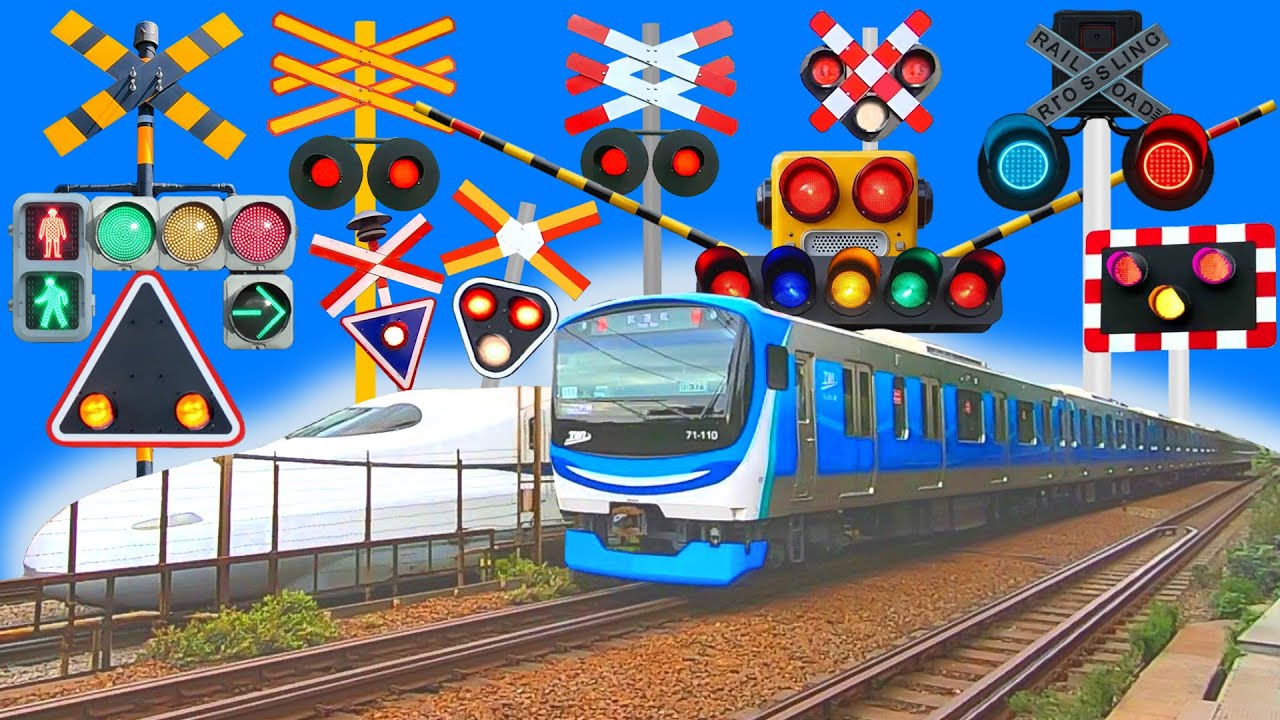【電車】踏切動画【ふみきり 鉄道】train railway railroad crossing  新型りんかい線