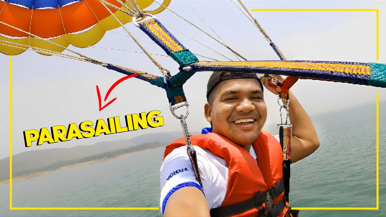My First Parasailing Experience at Hirakud Dam II Adventure Meetup Hirakud Dam