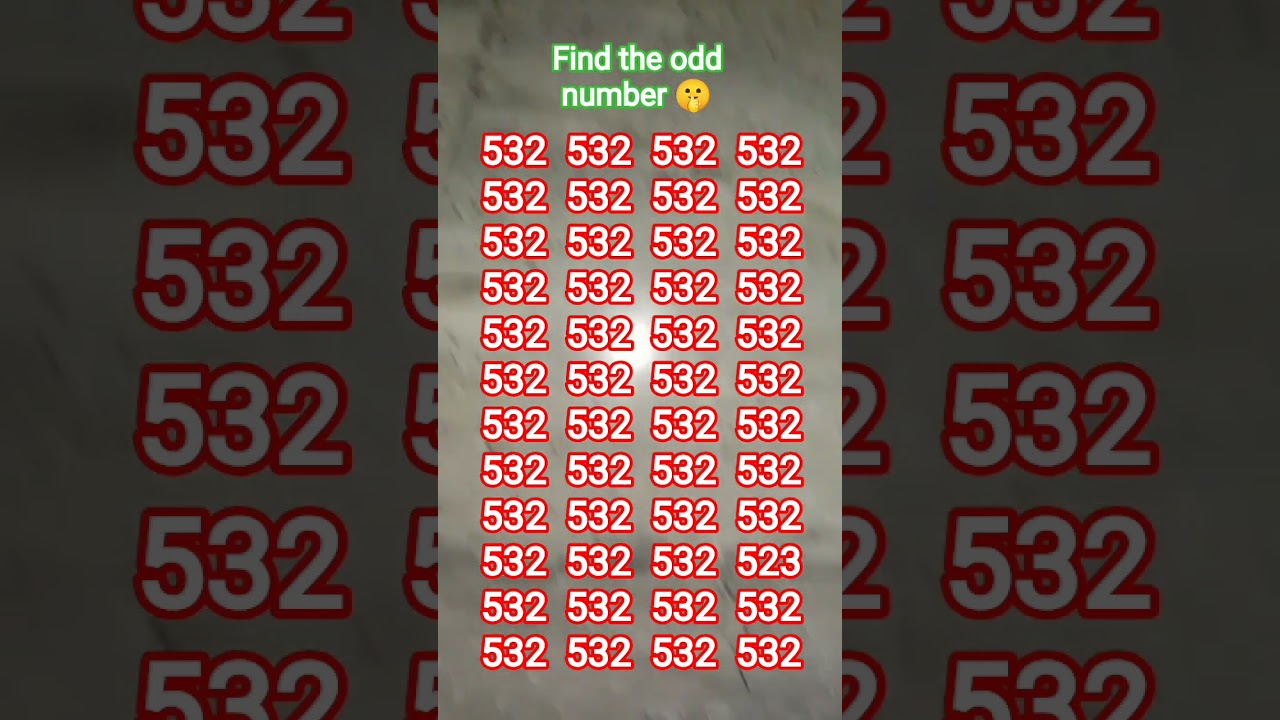 Find the number #523 #quiz