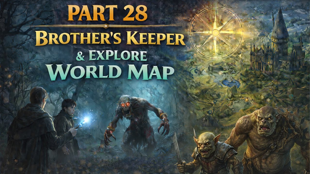 Hogwarts Legacy Part 28 – Brother’s Keeper | Bardolph Inferius Tragedy & Map Exploration (4K 60FPS)
