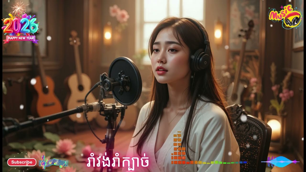 រាំវង់រាំក្បាច់ Romvong Rom kbach #ai #music #cute #cover #musicgenre #dj #music #viralvideo