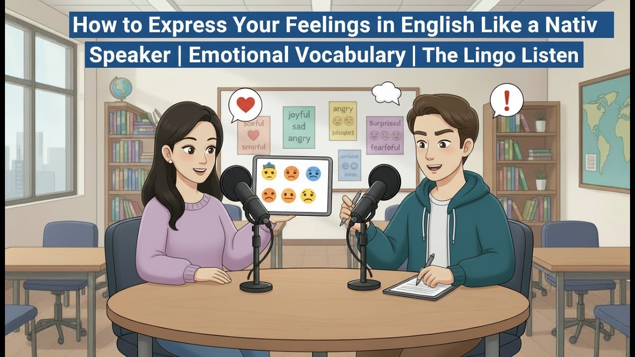 How to Express Your Feelings in English Like a Native Speaker | Emotional Vocabulary