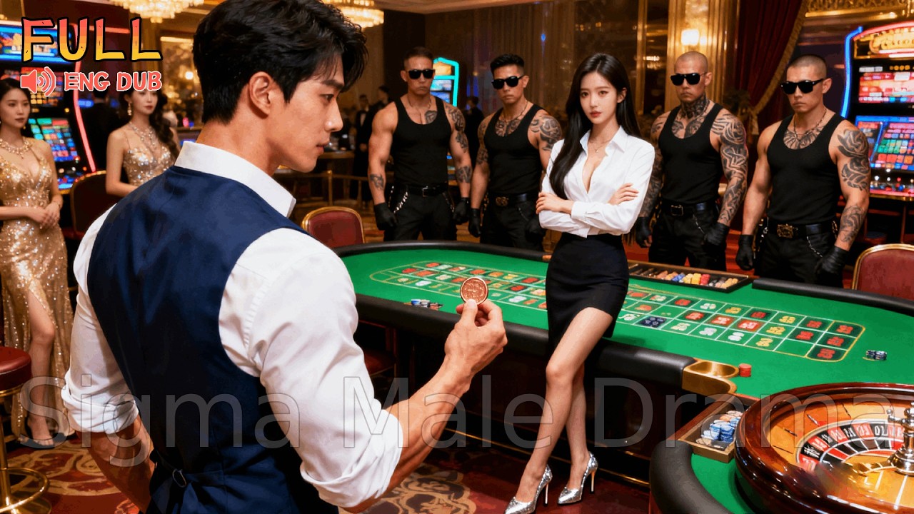 Mocked waiter is the Gambling God; in 3 seconds he wins the casino, sexy boss falls for him!