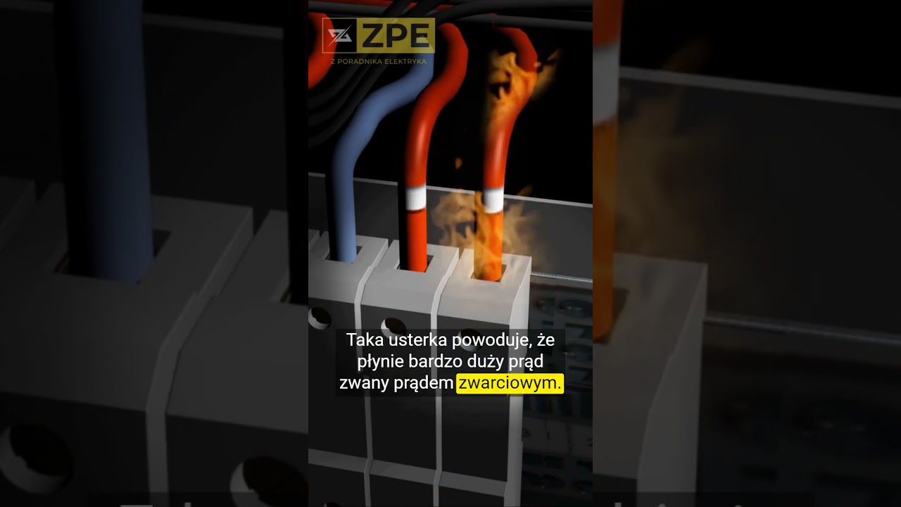 Uszkodzenia w instalacjach elektrycznych. ZWARCIE cz. 1  #elektryk #instalacja  #zwarcie #zpe