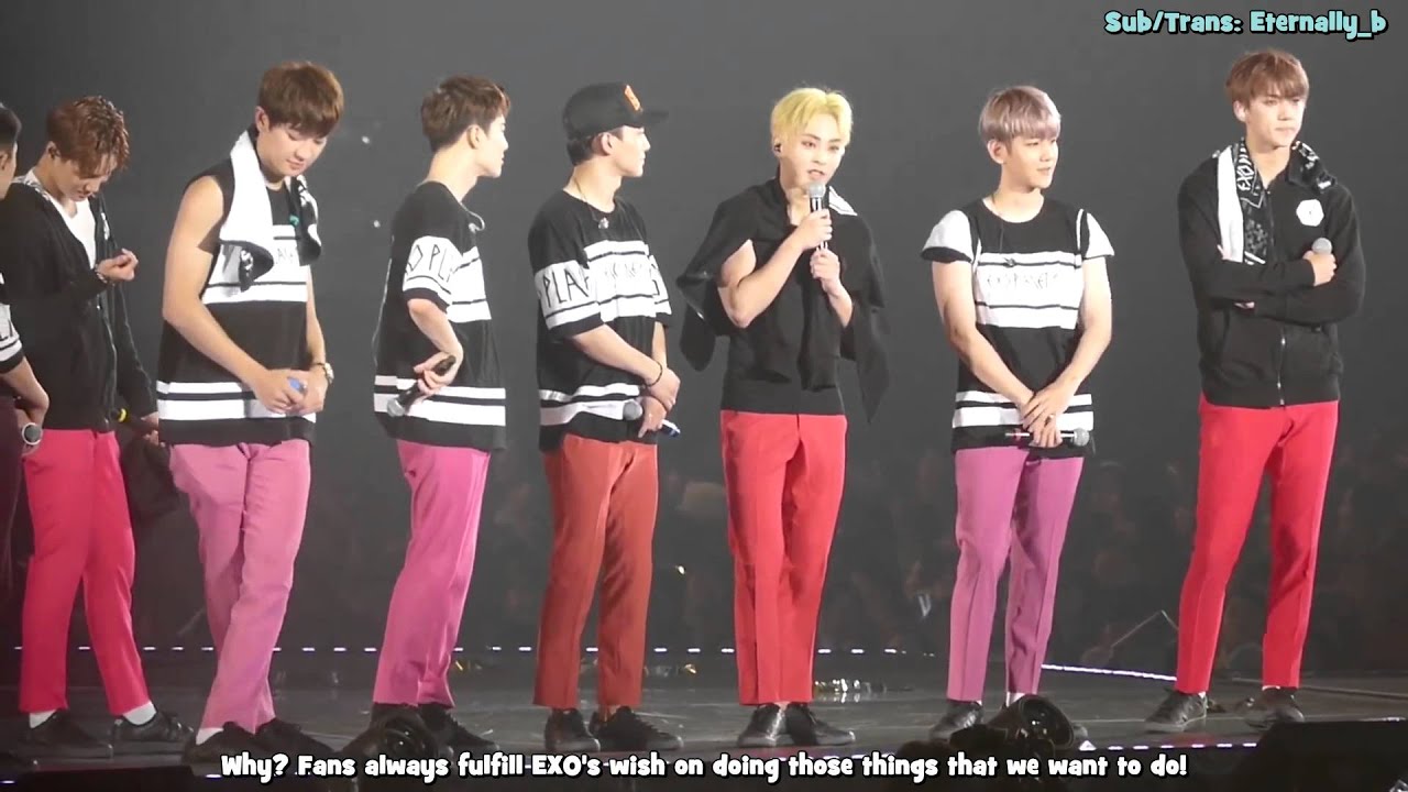 [ENG SUB] 151114 EXO'Luxion Osaka  - XM Ment ft BH Spit water
