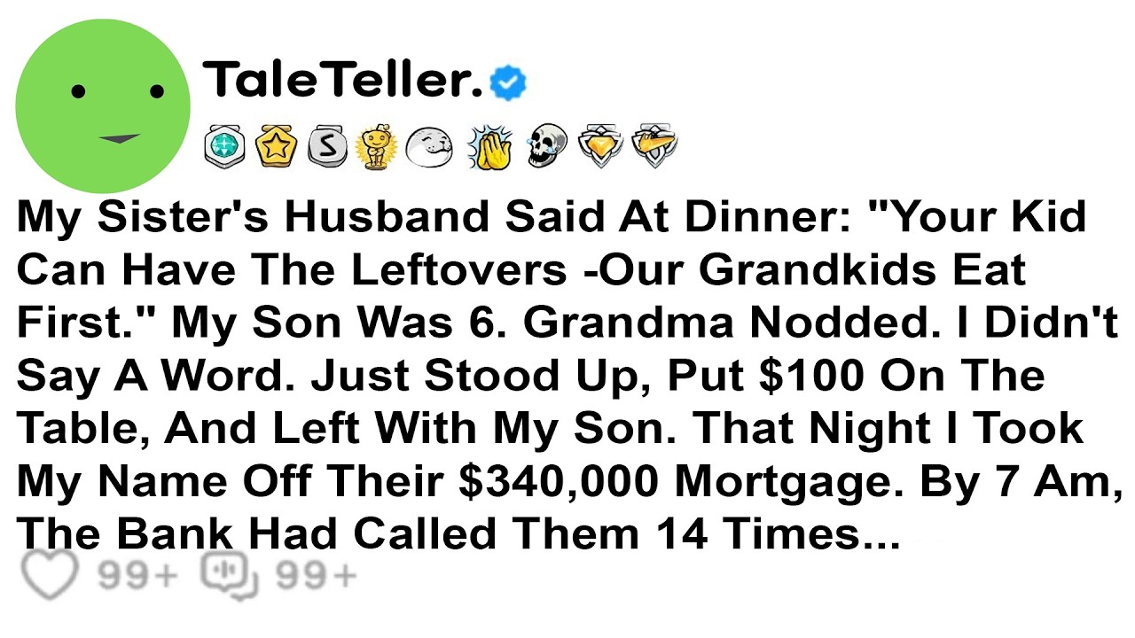 My Sister's Husband Said At Dinner: 