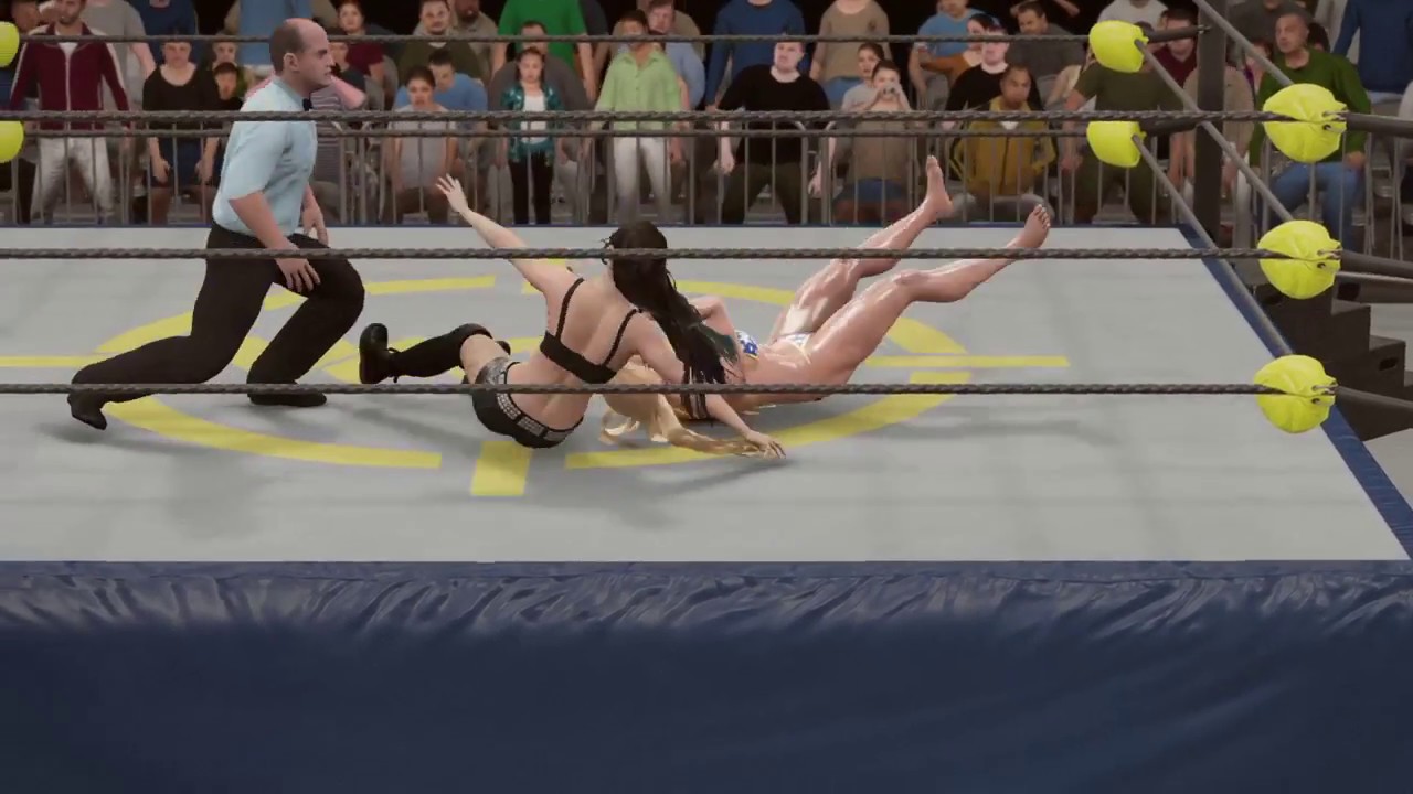 WWE 2K17 Angela Storm vs. Paige
