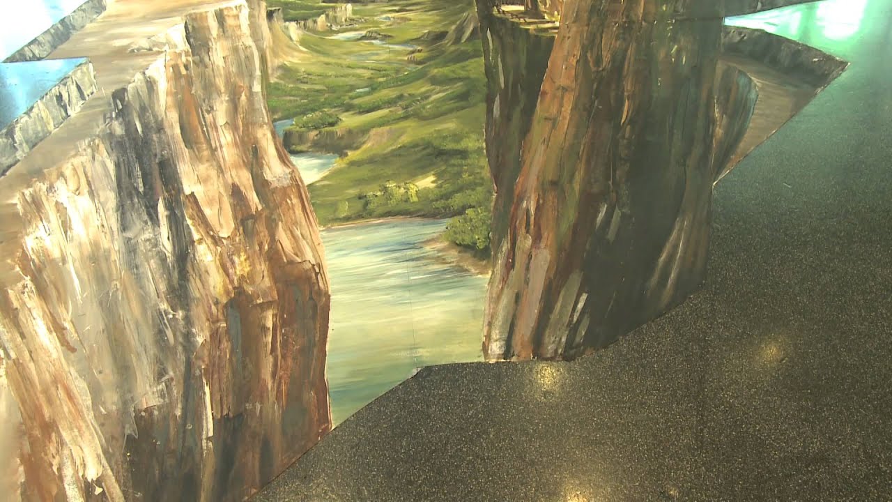 Murpark internationale 3D Strassenmalerei