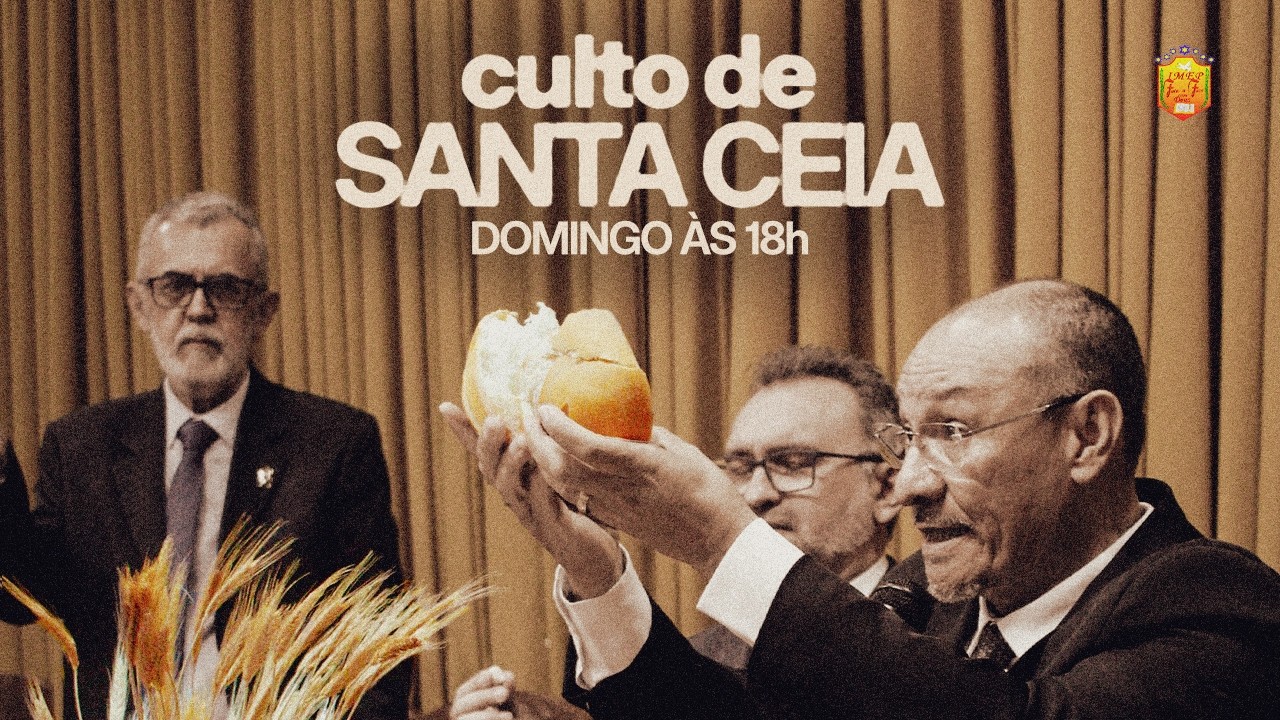 Culto de SANTA CEIA (Com PR. MANO) | Domingo (08-02-2026)
