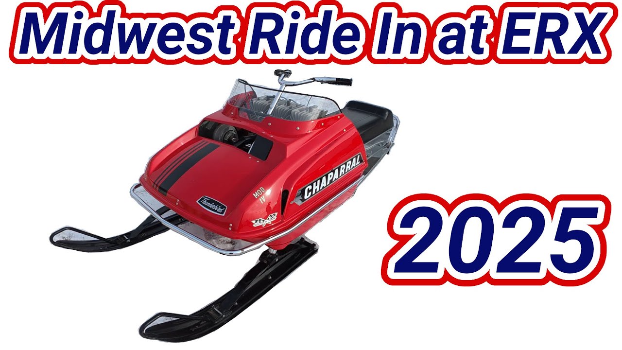 Midwest Vintage Snowmobile Ride In at ERX, 2025