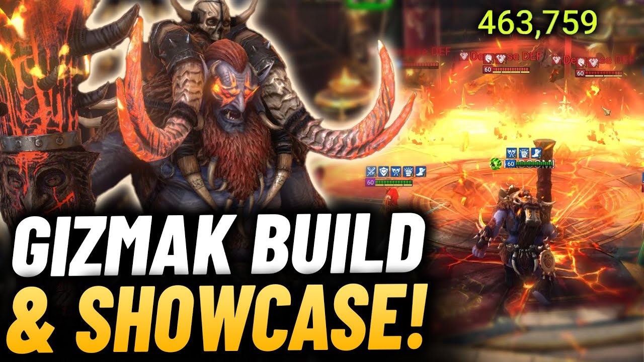 The Best Mythical Champion For Arena? (Gizmak Full Build & Showcase) - Raid Shadow Legends Guide