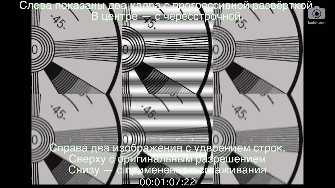 100 Секунд о Видео e03 - Чересстрочная и Прогрессивная Развертка, на Что Она Влияет