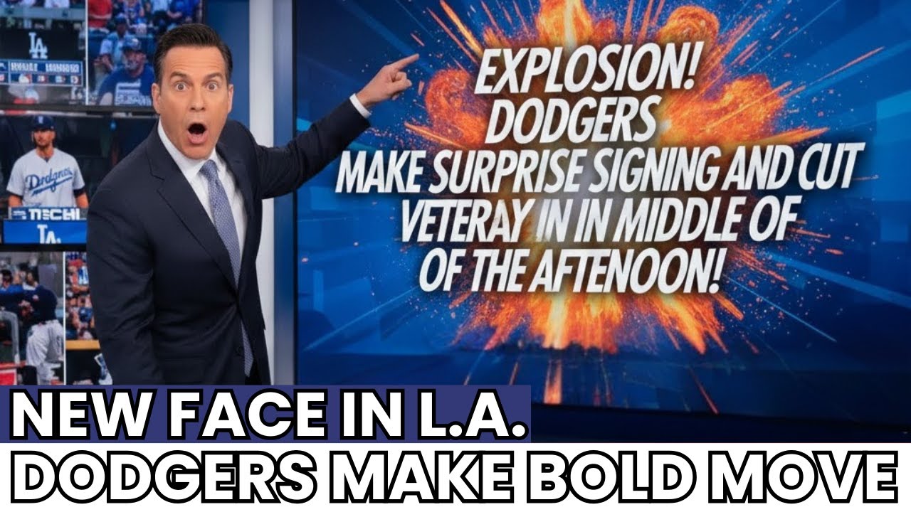 JUST IN: DODGERS add SURPRISE piece and CUT a veteran this afternoon | Dodgers News