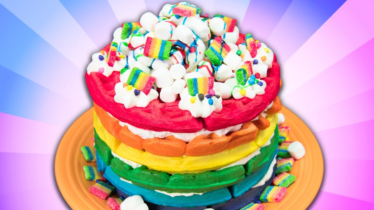 How to Make Rainbow Waffles from Cookies Cupcakes and Cardio
