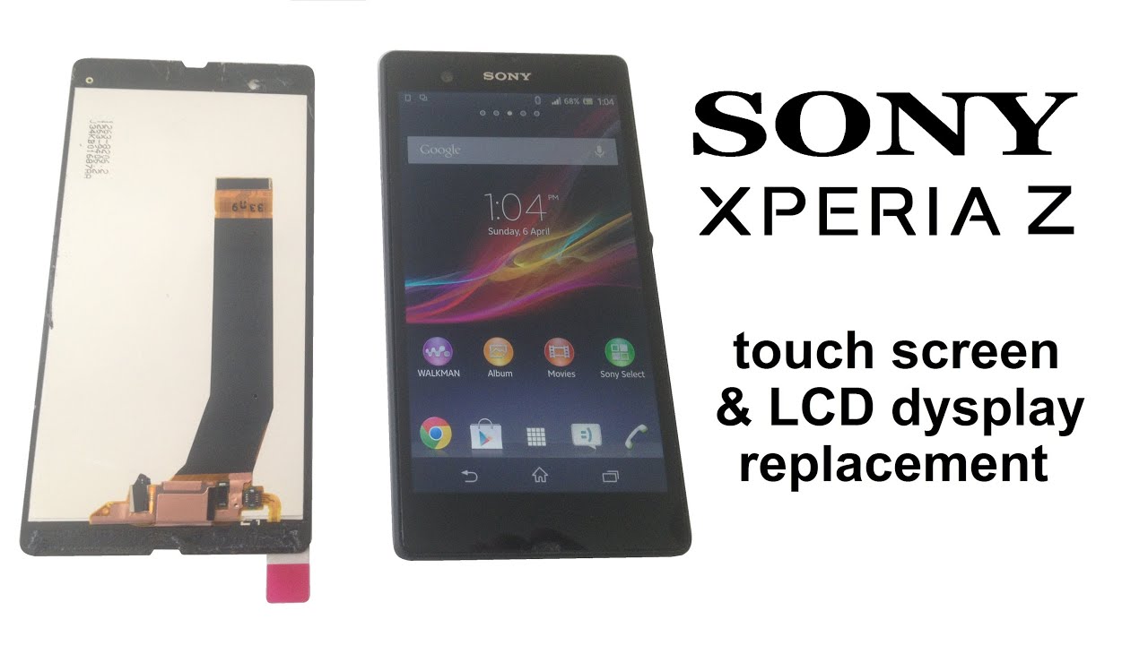 Sony XPERIA Z Screen Replacement, Touch Screen Glass Digitizer & LCD Display Replacement