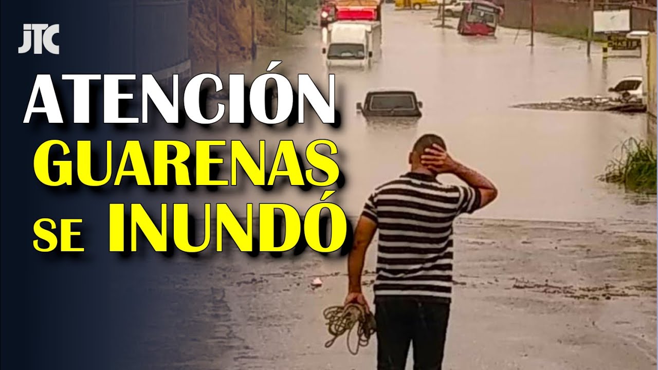¡ATENCIÓN! GUARENAS Inundado por CRECIDA DE RÍOS