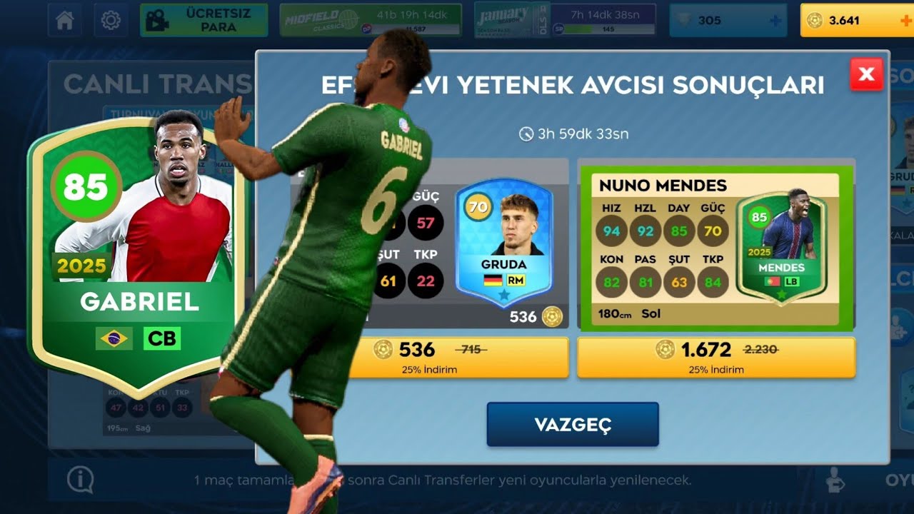 TEAM OF 2025-ƏFSANƏVİ AJANDAN YAŞIL KARTLI OYUNÇU ÇIXARTMAQ!