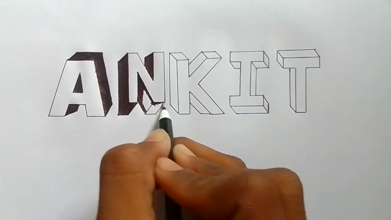 Ankit name kie drawing aapko yah drawing pasand hai to please like and subscribe my YouTube channel