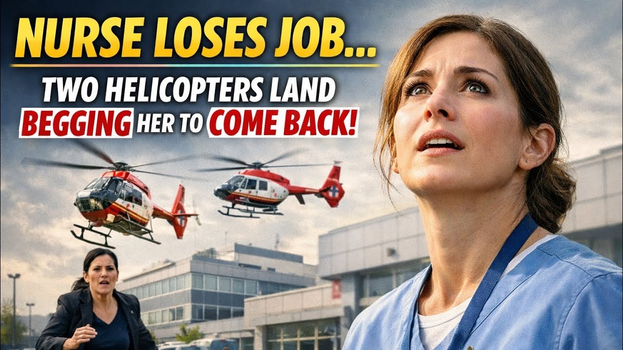 Nurse Lost Her Job at Last Shift — Then Two Helicopters Dropped In Begging for Her Return
