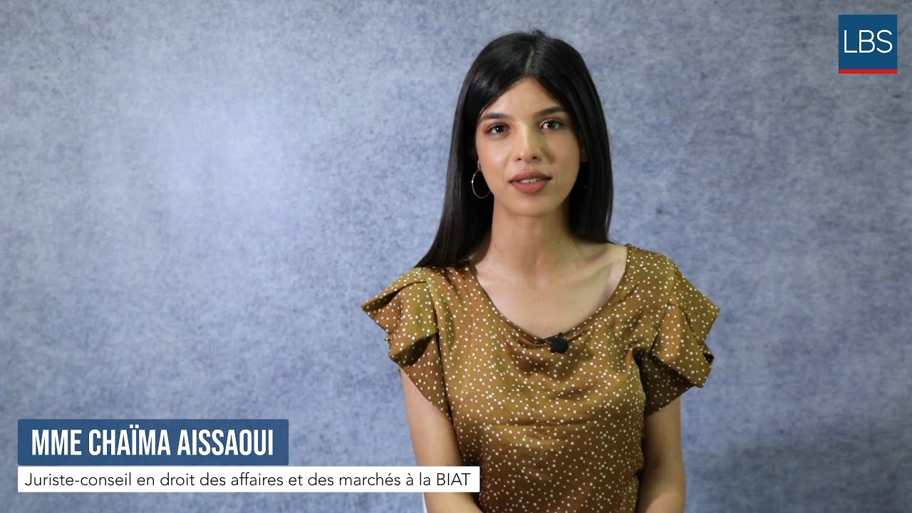 Chaima Aissaoui, Juriste-conseil, Droit des affaires et des marchés