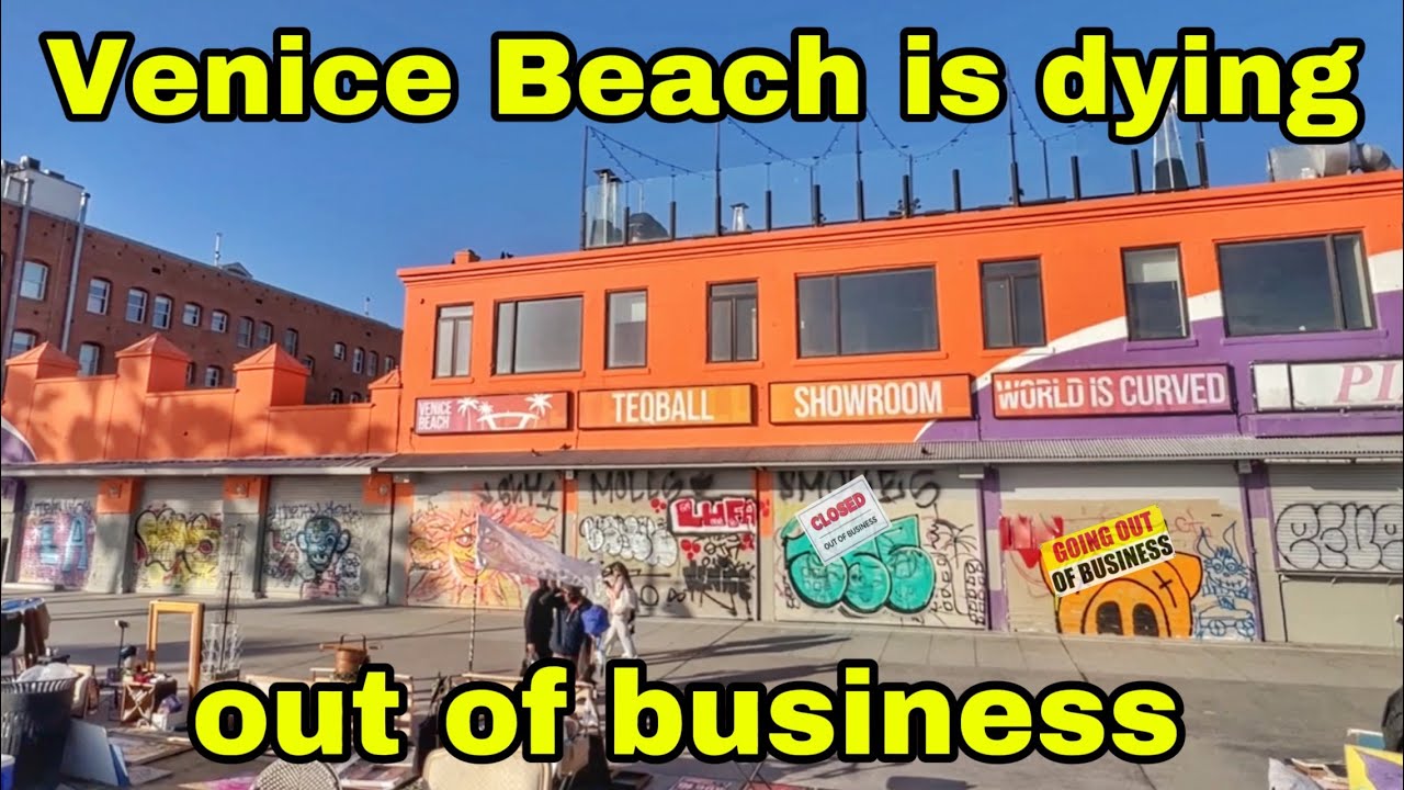 Venice Beach is Dying , stores are out of business //  My one year anniversary without a store