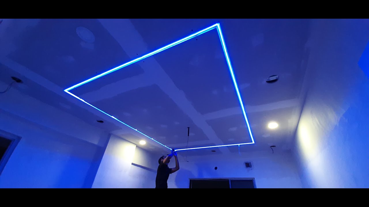 False Ceiling में Led Aluminum Profile कैसे लगाते है ?