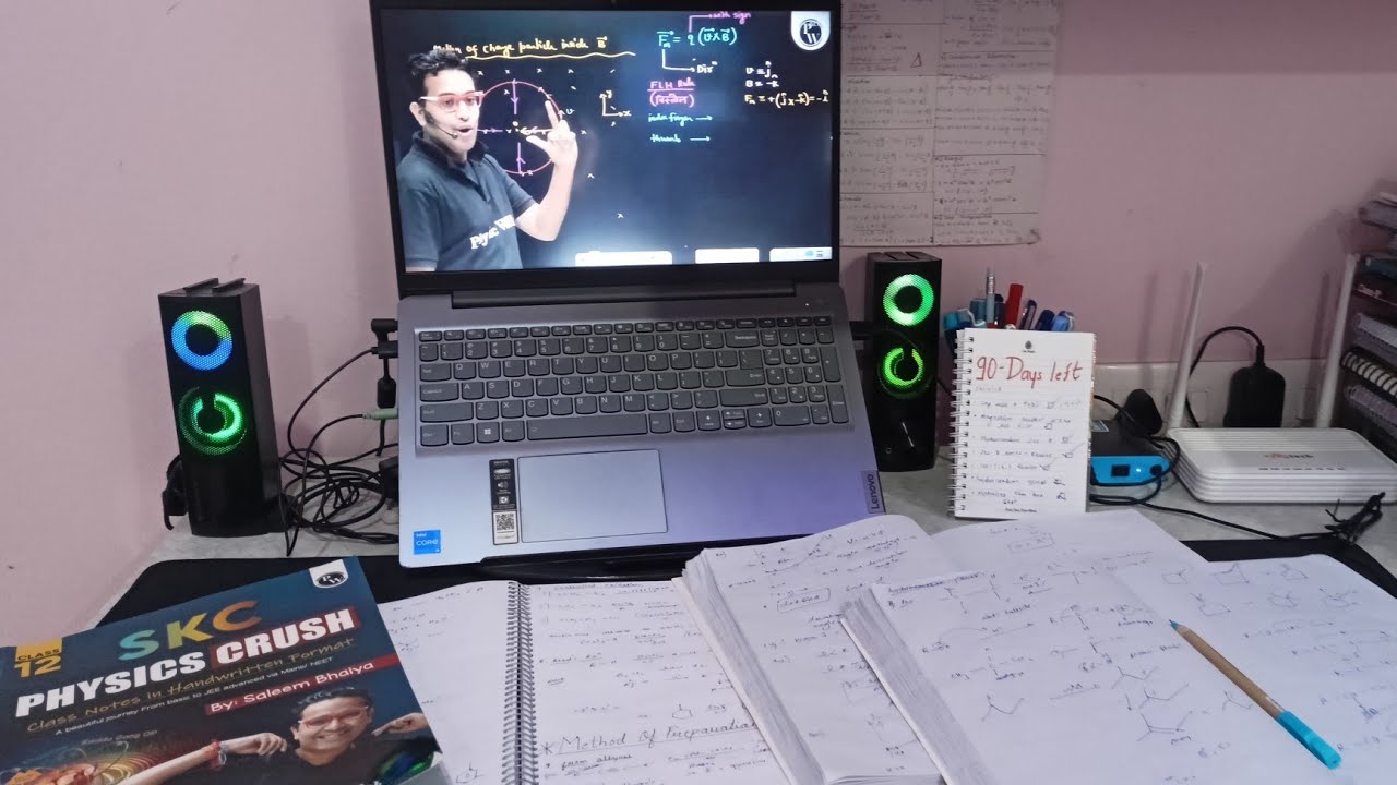 90 Days Left For JEE Mains ( 10 hours study ) | Dropper JEE Aspirant 