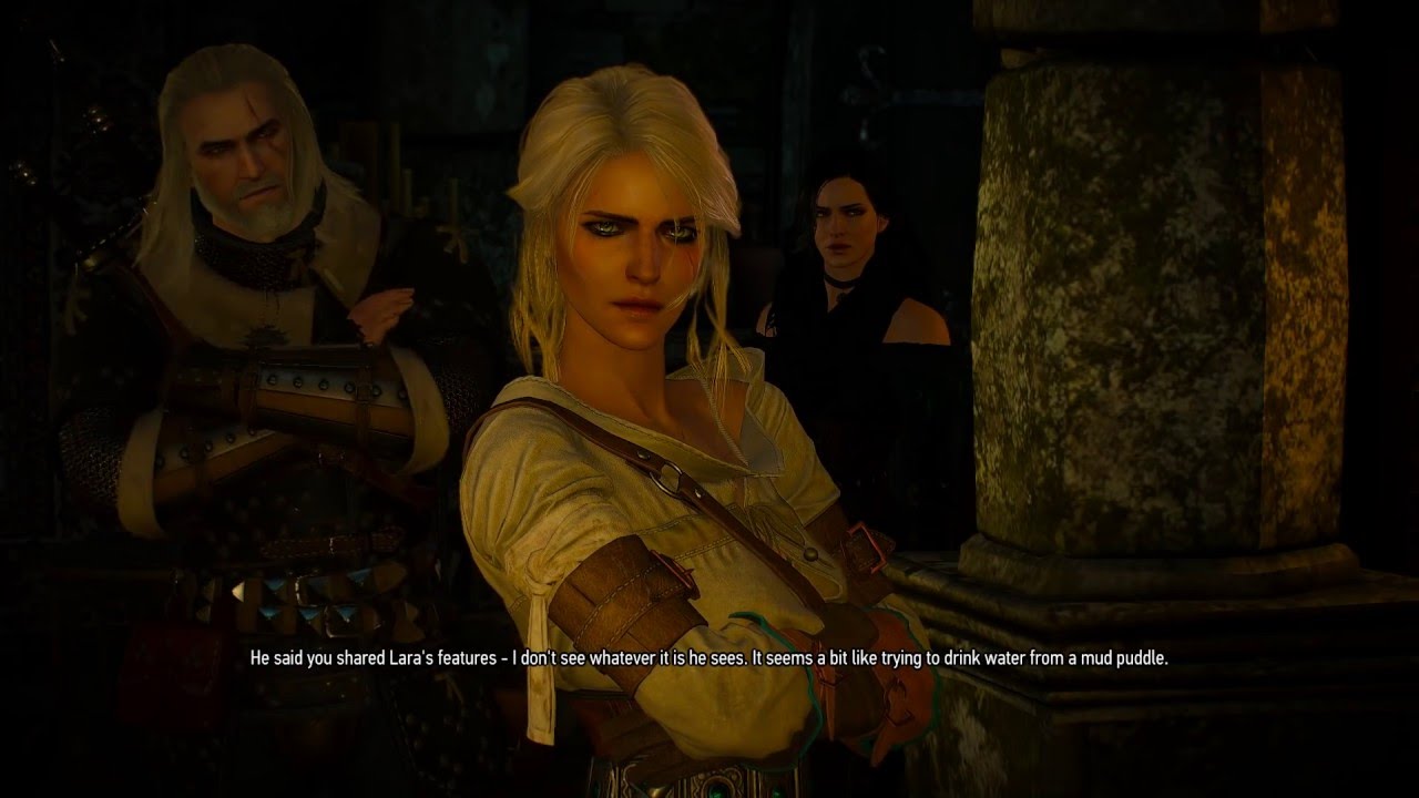 Witcher 3 Best Geralt and Ciri moment ever - Wrecking Avallac'h's secret lab.