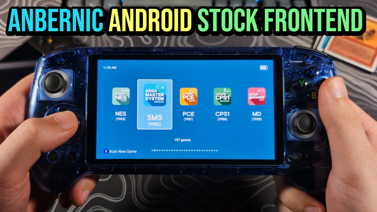 Руководство по Android Stock Frontend от Anbernic (RG405m RG556 RG Cube)
