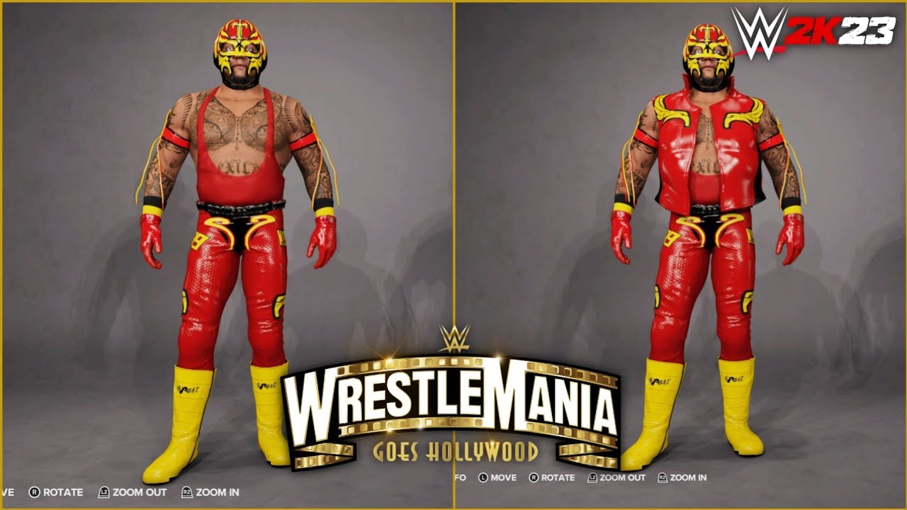 WWE 2K23: Rey Mysterio - WrestleMania 39 Attire