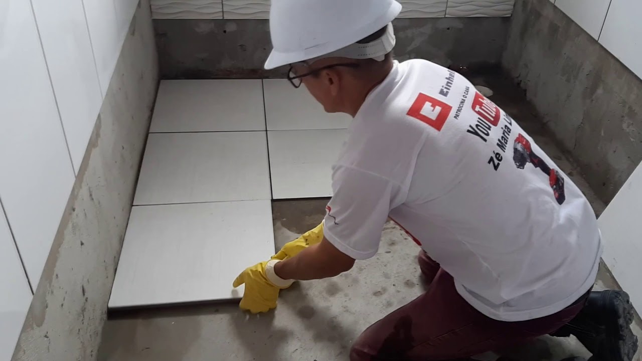 por onde começa a cerâmica do banheiro