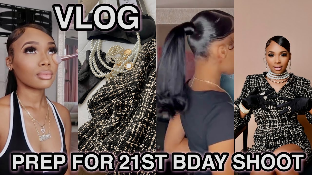 PREPARE WITH ME FOR MY 21ST BIRTHDAY PHOTOSHOOT! *i had 48 hrs to get ready*