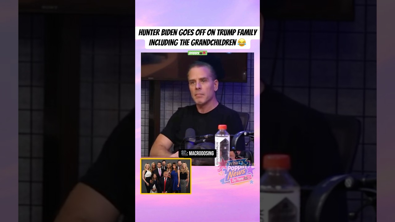 Hunter Biden Goes Off On Trump Family Including The Grandchildren 😂 #hunterbiden #trump #shorts
