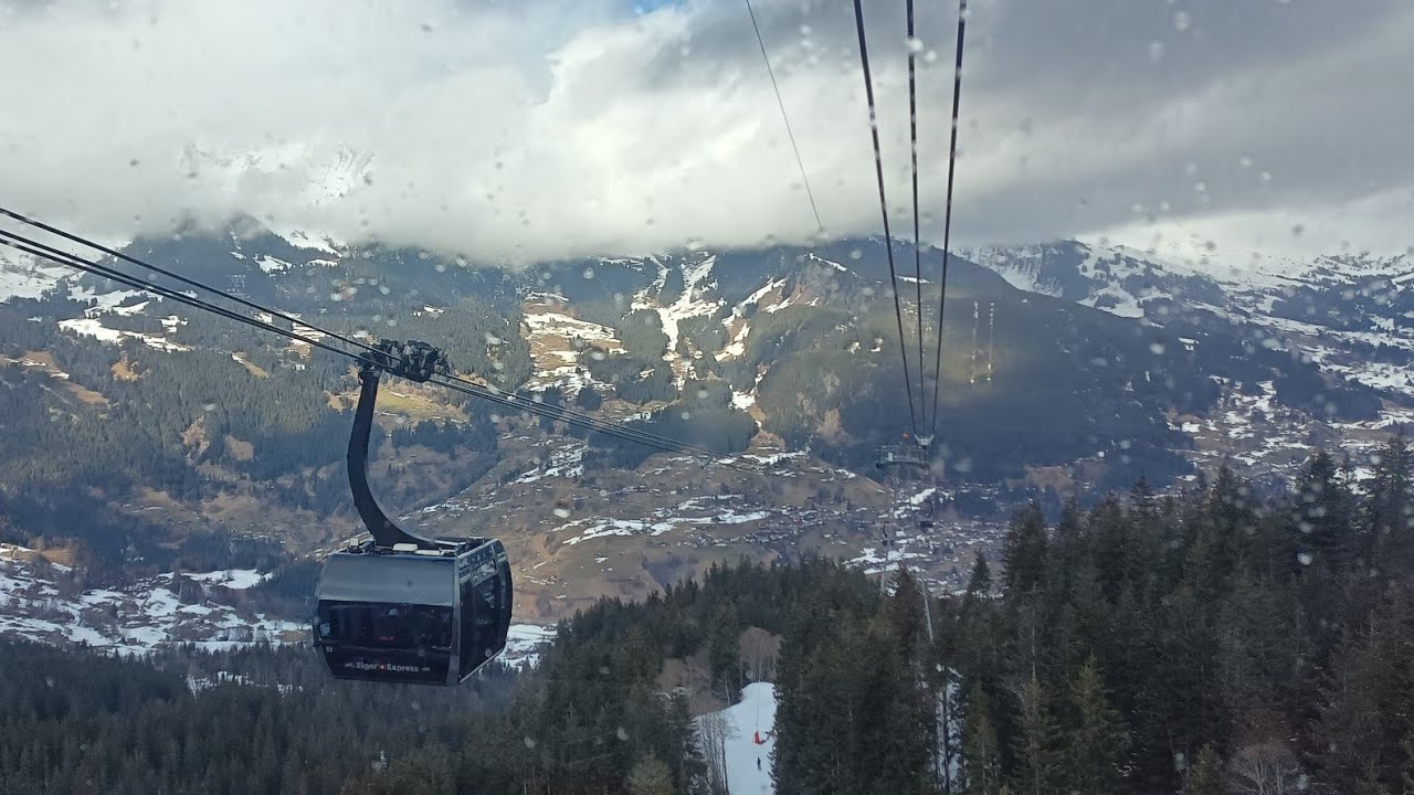 Switzerland 2025: Eiger Express from Eigergletscher to Grindelwald Terminal